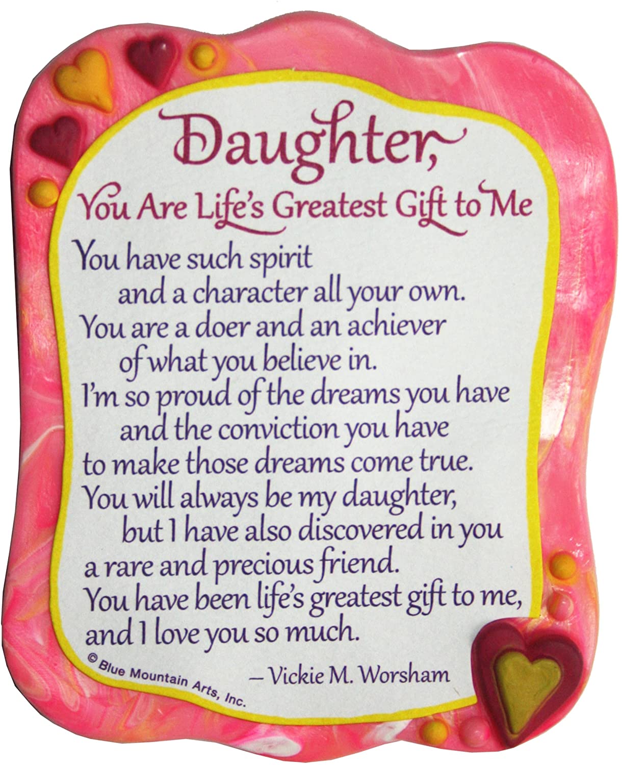 Daughter, You Are Life's Greatest Gift To Me (MR919) - Blue Mountain Arts